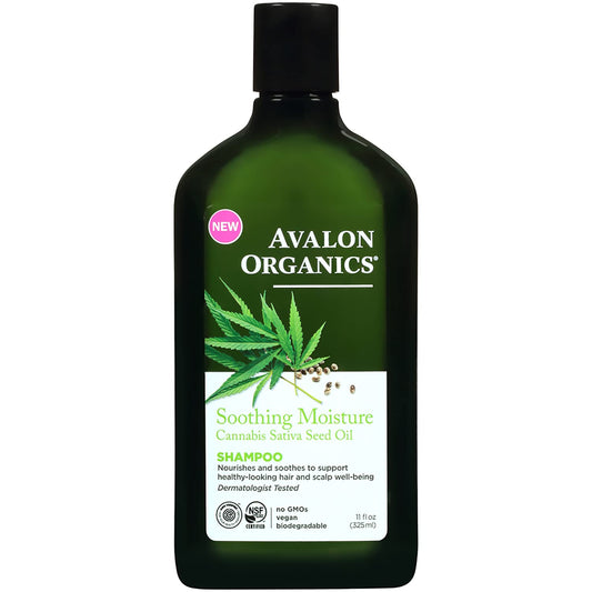 Organics Soothing Moisture Cannabis Sativa Seed Oil Shampoo, 11 oz